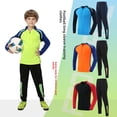thumbnail image 4 of Chaqueta deportiva de manga larga para otoño/invierno de fútbol para adultos y niños, pantalones de entrenamiento con logotipo personalizable, 4 of 5