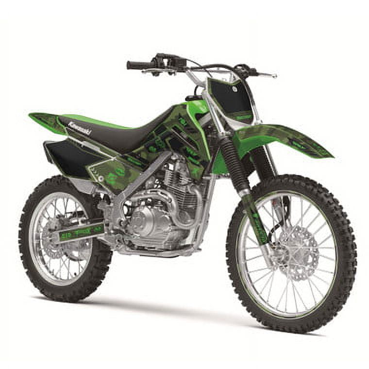 2021 2022 KLX 140 RF APACHE Green Senge Graphics Base Kit