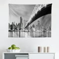 thumbnail image 1 of NYC Tapestry, New York City Theme Doodle Famous and Landmarks with Shopping People, Fabric Wall Hanging Decor for Bedroom Living Room Dorm, 2 Sizes, Ivory Burgundy White, by Ambesonne, 1 of 1