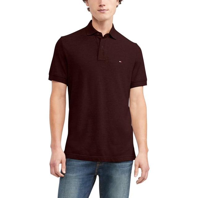Polo Tommy Hilfiger de manga corta para hombre, corte clásico