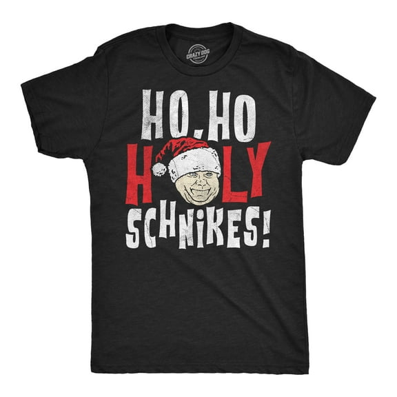 Mens Funny T Shirts Ho Holy Schnikes Sarcastic Chris Farley Graphic Novelty Christmas Tee For Men Graphic Tees