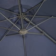 thumbnail image 5 of Stanley Outdoor Banana Sun Canopy with Steel Frame, Blue, Grey, 5 of 10