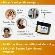 Raw Cold Pressed Coconut Oil for Hair, Skin, Face & Body | Relaxing Massage Oil | Pineapple Coconut,12 oz for Women Men & Baby