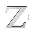 thumbnail image 2 of Uxcell 3D Acrylic Alphabet Mirror Wall Stickers Letter Z Self Adhesive Letter Sign for Home Decoration Silver Tone, 2 of 7