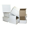 thumbnail image 4 of 25 4x3x2 White Cardboard Paper Boxes Mailing Packing Shipping Box Corrugated Carton, 4 of 4