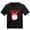 Black, variant on , Cute Baseball Ribbon Gift Sports Girls Graphic Youth T-Shirt, Light Pink, Medium