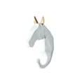 thumbnail image 1 of Wweixi Animal Shape Hanger Solid Color Cute Cartoon Decorative Punch-free Self-adhesive Key Coat Jacket Door Back Hook Rack White Gold Type 3, 1 of 6