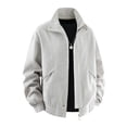 thumbnail image 6 of Umfun Full Zip Track Jackets for Men Athletic Lightweight Stand Collar Casual Sport Coat Soft Breathable Everyday Outerwear for Autumn Running and Daily Commute, 6 of 9