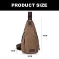 thumbnail image 2 of Strap Chest Bag Unisex Shoulder Crossbody Backpack Travel Hiking Camping, 2 of 5