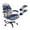 Tie-Dye Blue Butterfly, variant on FKELYI 3 Pcs Set Office Chair Cover with Armrest Cover Stretchable Swivel Gaming Chair Protector Purple Retro Flower Print Dustproof Boss Armchair Decor, Large