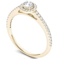 thumbnail image 2 of 1/2 Carat T.W. Diamond Single Halo 14kt Yellow Gold Engagement Ring, 2 of 5