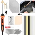 thumbnail image 1 of Tignapoo Kit de Soudeuse et Fer à Souder en Plastique Double Usage 100W, Contrôle de Température à 3 Vitesses pour Pare-Chocs, Réparations de Kayak, Rouge Prise US, Emballage Personnalisé avec Manuel, 1 of 6