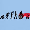 thumbnail image 3 of CafePress - Evolution Of Man Farmer With A Tractor T Shirt - Light T-Shirt - CP, 3 of 4