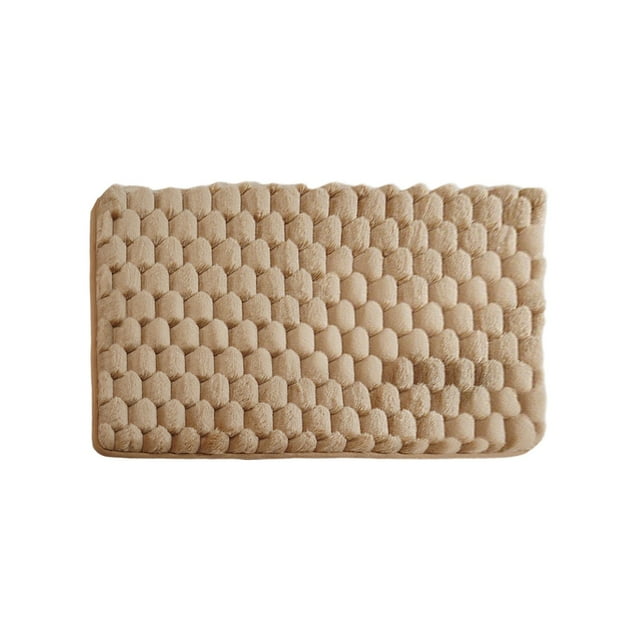 Ohufall Absorbent Non Slip Bath Mat Multi Use Door Rug For Bathroom Entryway Bedroom Home Decor