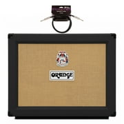 Orange PPC212OB 120W Open Back Cabinet Celestion Vintage 30 Speakers (Black) Bundle with 3ft Speaker Cable (2 Items)