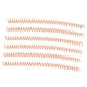 thumbnail image 4 of 20Pcs Spiral Binding Coil Large Capacity Spine Comb 30 Holes 13mm Diameter Set Kit Orange, 4 of 5