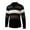 Black, variant on gbyLJF Men's Quarter Zipper Sweaters Striped Printed Long Sleeve Pullover Tops Fall Winter Turndown Collar Knitted Blouse