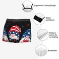 thumbnail image 4 of KLL Gnome Independence Day Men's Cotton Boxer Briefs Underwear-Large, 4 of 8