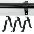 TUMALL Curtain Rod Brackets Heavy Duty Iron R Type Rod Holders Curtain