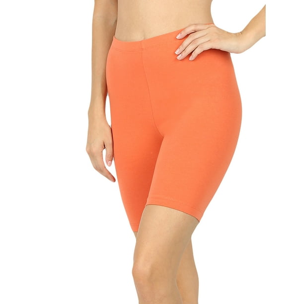 TheLovely Womens & Plus Soft Cotton Stretch Knee Length Leggings