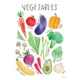 thumbnail image 2 of Nieman, Rachel 25x32 Gold Ornate Wood Framed with Double Matting Museum Art Print Titled - Vegetables, 2 of 4