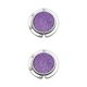 thumbnail image 1 of Ounissouiy Ganchos para bolsos para mesas Solución elegante y práctica para colgar bolsos en cualquier Simple purpel púrpura 2piezas, 1 of 6
