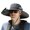 Dark Gray, variant on Solar-Powered Outdoor Cooling Fan Hat, Outdoor Wide Brim Sun Hat with 2 Solar Fan Sun Bucket Hat, Fishing & Beach Hat