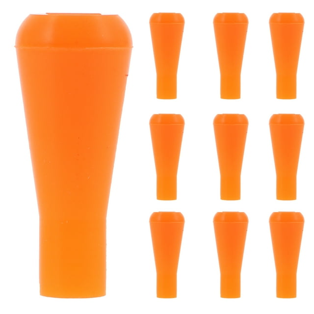 Miangastore 10Pcs Supple Rubber Arrowheads Archery Practice Arrowhead Hunting Party Rubber Arrowheads
