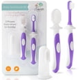 thumbnail image 1 of Cherish Baby Care Toothbrush Set (3-24 Months) - 3-Pack Finger, Training & Toddler Toothbrushes, BPA-Free, Newborn Essentials, 1 of 7