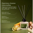 thumbnail image 4 of Soul & Scents Reed Diffuser Set-Jasmine, 4.1 oz Scented Oil with 6 Fiber Sticks, Long-Lasting Home Fragrance for Bedroom, Bathroom, Office, 4 of 5
