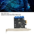 thumbnail image 3 of PCI Express USB3.0 Card Adapter, 5Gbps 4 Independent Fuse 2A Power Supply PCI Express To Dual 20pin USB 3.0 Cards 2 Port PCB  for Desktop PC, 3 of 7