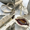 thumbnail image 3 of Bolso bandolera de un solo hombro con correas desmontables negro, 3 of 5