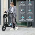 thumbnail image 3 of AZHAR Electric Scooter with Seat for Adults, 2025 Upgrade, Better Tire and Electrical System, 500W Motor, Up to 25 MPH and 20 Miles, 36V 13AH, 14" Pneumatic Tire, UL 2272, 3 of 9