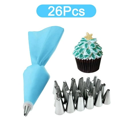 

26/29 Pcs Set Cream Nozzle Pastry Accessories Cake Decorating Tools Tips Pastry Bag Kitchen Bakery Confectionery Equipment