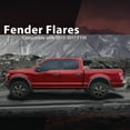 thumbnail image 4 of Fender Flares Fit for Ford F150 2015-2017 Wheel Cover Protector Black 4pcs, 4 of 12