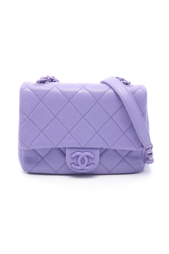 Pre-Owned Chanel Mini Matelass Shoulder Bag/Handbag, Caviar Leather (Grained Calfskin),...