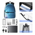 thumbnail image 6 of Gaeub Butterflies And Waterlily In Water School Backpack Waterproof Bookbag for Men Women College High School Bags, 6 of 8