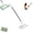 white-3PCS Cloths, variant on Fiber Lock Mini mop, Convenient Cloth Changing Mini mops,Multifunctional Lazy with One-Click Cloths Attachment for Wet and Dry Disposable Pads(The color of the rag is random.)