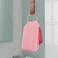 thumbnail image 2 of OUNONA Brown Towel Ring Rustic Bathroom and Kitchen Organizer Hook Light Brass 1 Set, 2 of 6