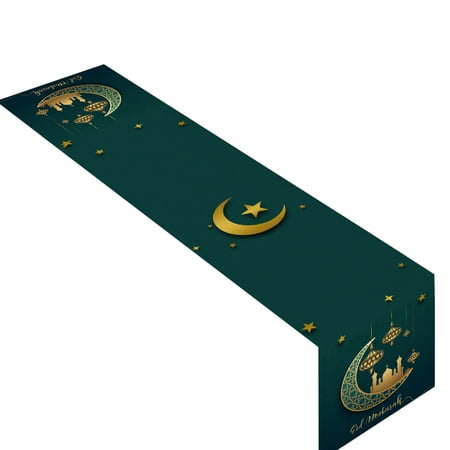 

Eid Mubarak Table Runner Islamic Eid Festival Celebration Table Decoration New