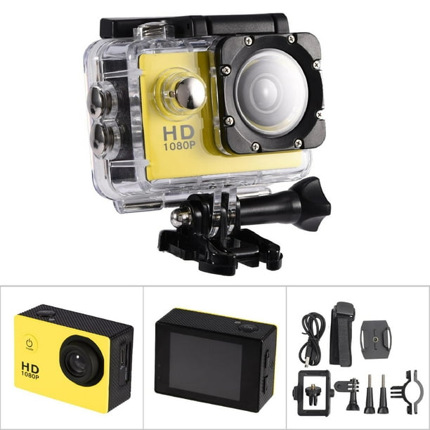 Cámara De Acción Deportiva, Pantalla HD De 2,0 Pulgadas, Resistente Al Agua Hasta 30 M, Carga USB, Soporte Para Bicicleta, Accesorios Para Ciclismo, Videocámara Mini DV