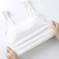 thumbnail image 6 of ZQUUVOU Women's Plus Size Cami with Removable Cups Scoop Neck Stretchy Breathable for Work Office Weekend Loungewear White, 6 of 6