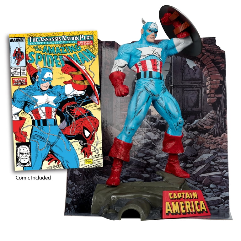 McFarlane Toys Captain America 1:6 Scale Posed Figure w/Scene