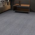 thumbnail image 2 of ToppiJoy 20Pcs 24" x 24" Carpet Tiles Peel and Stick, 4mm Thickness Self-Adhesive Square Carpets Non-Slip Floor Tiles Easy DIY for Kitchen Bedroom Living Room Indoor Outdoor (Light Grey), 2 of 12