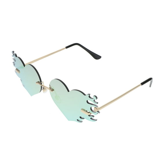 unbranded 1 Pair Heart Shaped Glasses Unique Sunglasses Decorative Sunglasses Prop