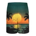 thumbnail image 5 of Men Swim Trunks with Compression Liner 7 Inch Inseam Board Shorts Bathing Suit with Pockets, 5 of 7