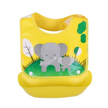 

Ame Cartoon Waterproof Children Teething Bibs Baby s Eat Pockets Baby Silicone Bibs Baby Food Meal Pocket