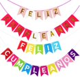 thumbnail image 3 of Decorations for Girls Macaron Happy Birthday Bunting Banner with Hooks Ribbon, 3 of 12