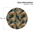 thumbnail image 2 of Kdxio Camouflage Rabbit Funny Coasters,4 Pcs Leather Coasters,Housewarming Gifts,Protect Furniture from Water Marks Scratch and Damage, 2 of 8