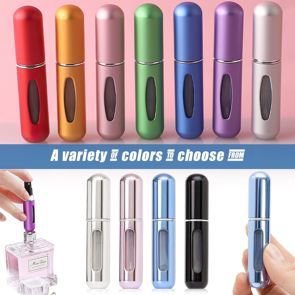 8PCS Portable Mini Refillable Perfume Atomizer Bottle, Refillable